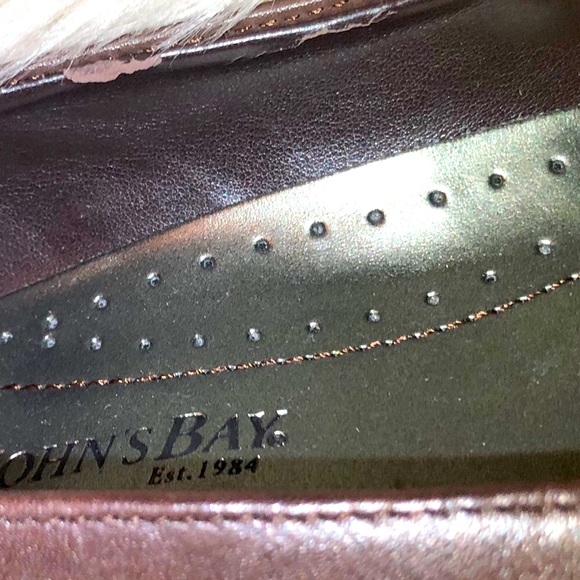 St. John’s Bay Leather Loafers Brown Size 8.5 - Picture 7 of 8